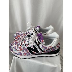 Shoes Universal women New Balance 574 WL574WM2 US Size 9 White-Violet